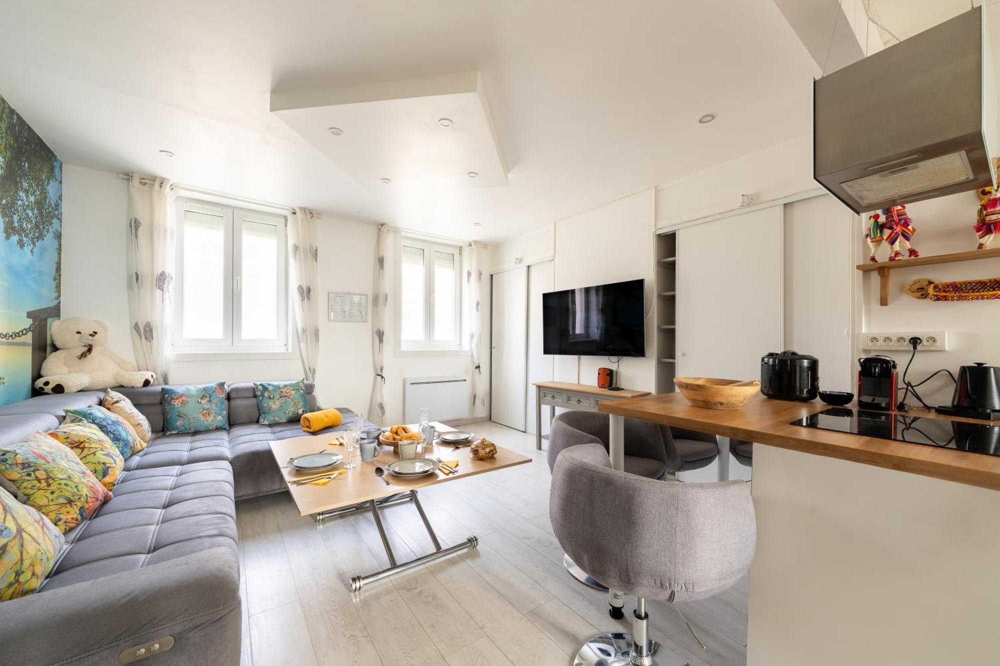 Casa Inca Calais - Duplex Soleil Latino - Parking Free, Station Apartman Kültér fotó