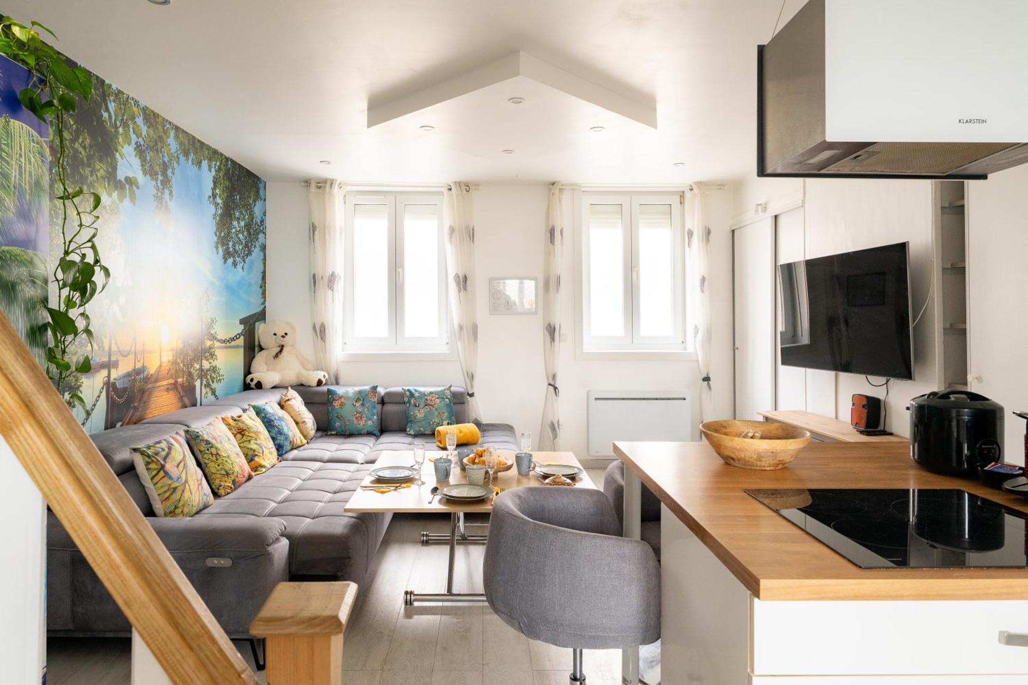 Casa Inca Calais - Duplex Soleil Latino - Parking Free, Station Apartman Kültér fotó